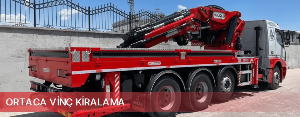 Ortaca İlçemi Vinç Kiralama